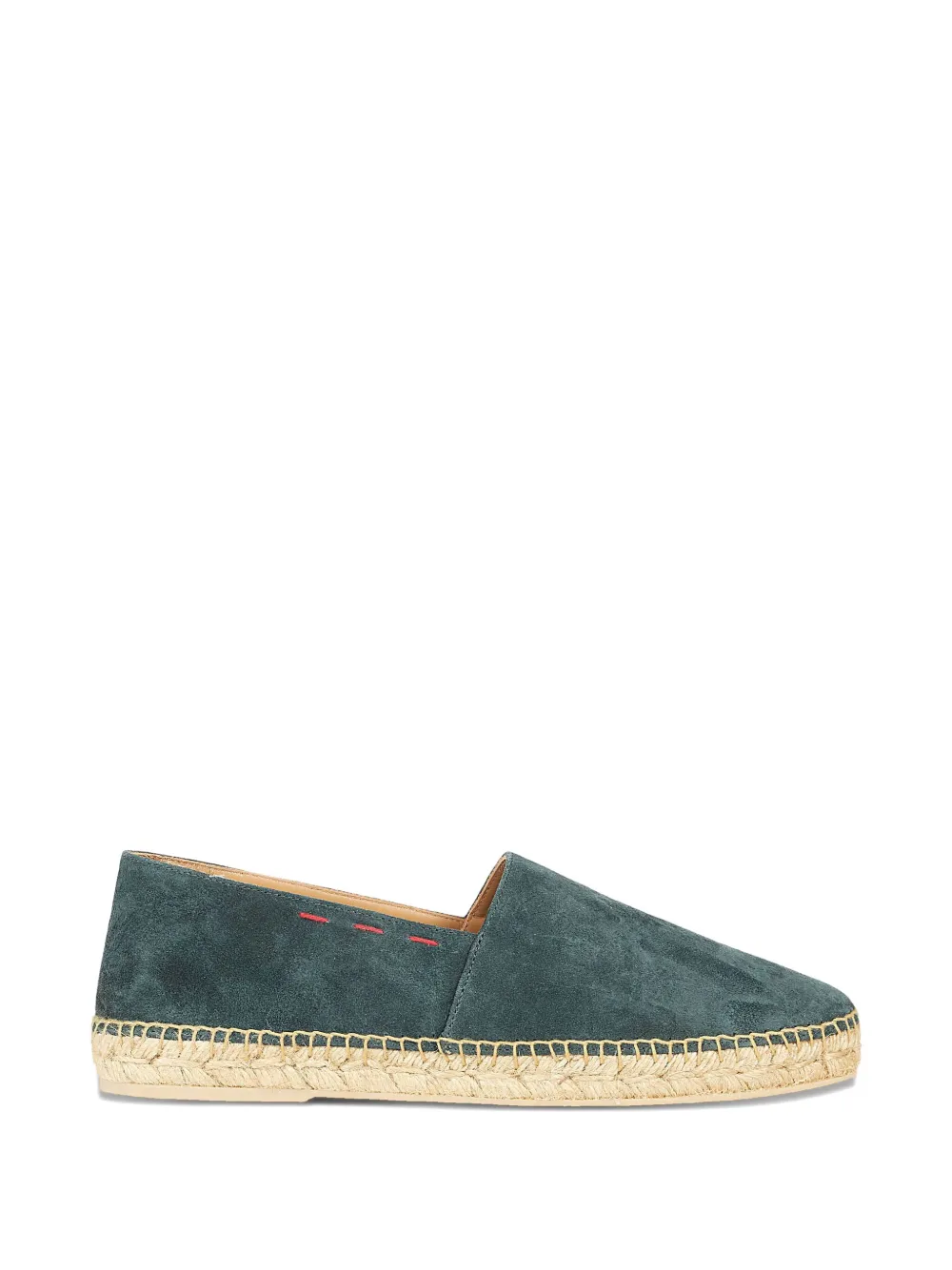 Kiton Suède espadrilles - Groen