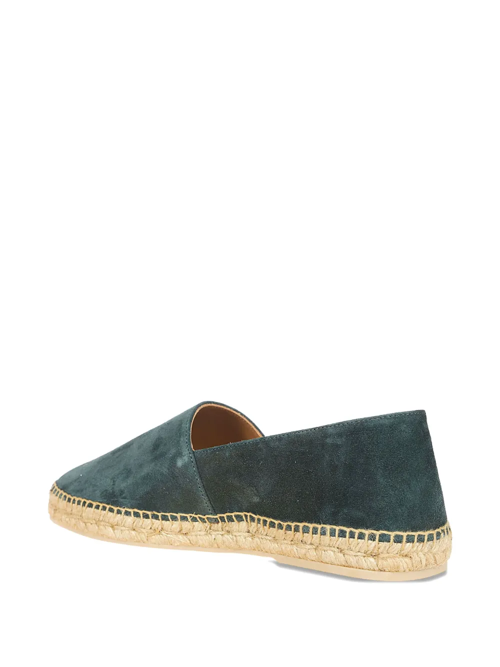 Kiton Suède espadrilles Groen