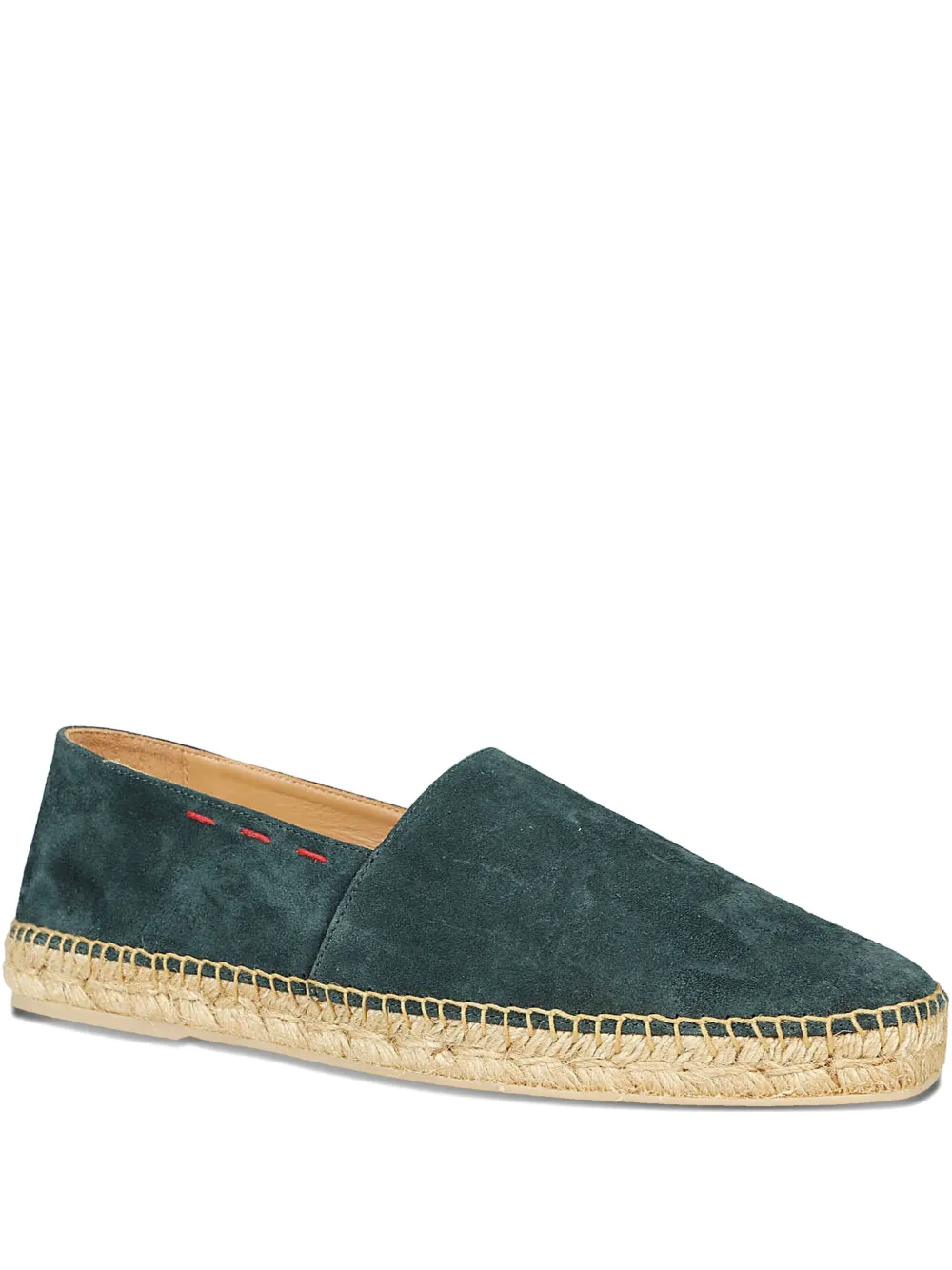 Kiton suede espadrilles Green