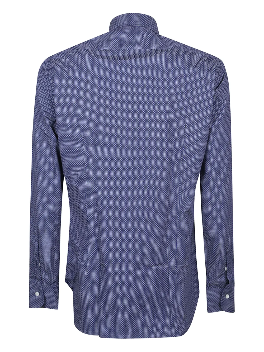 Barba Geometrisch overhemd - Blauw