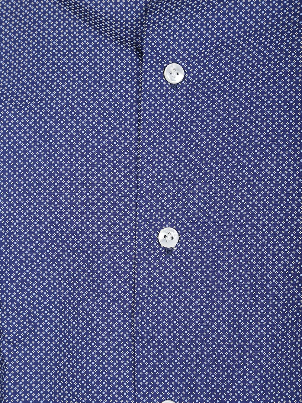 Barba Geometrisch overhemd Blauw