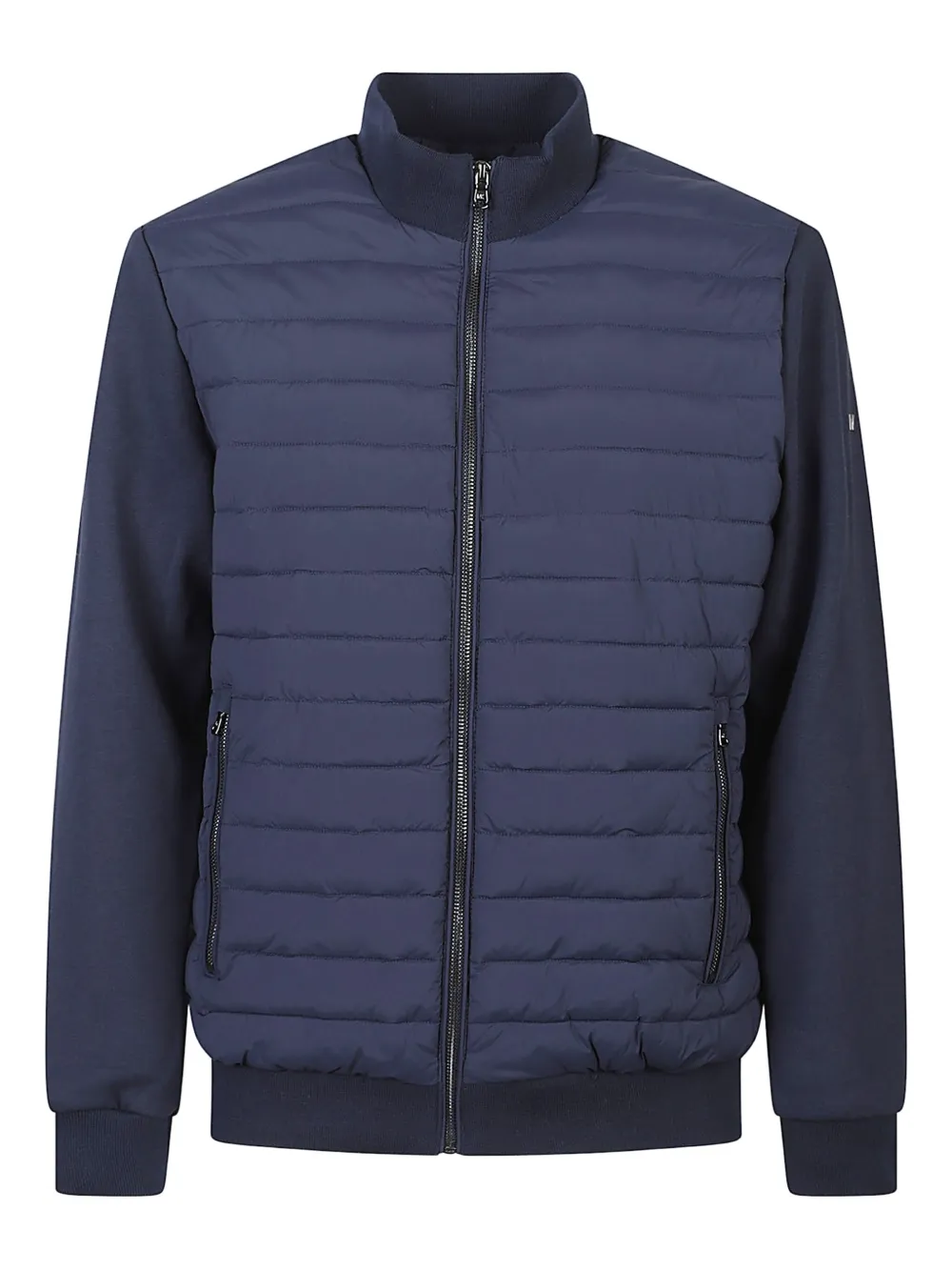 Michael Kors quilted-panel bomber jacket | Blue | Image 1