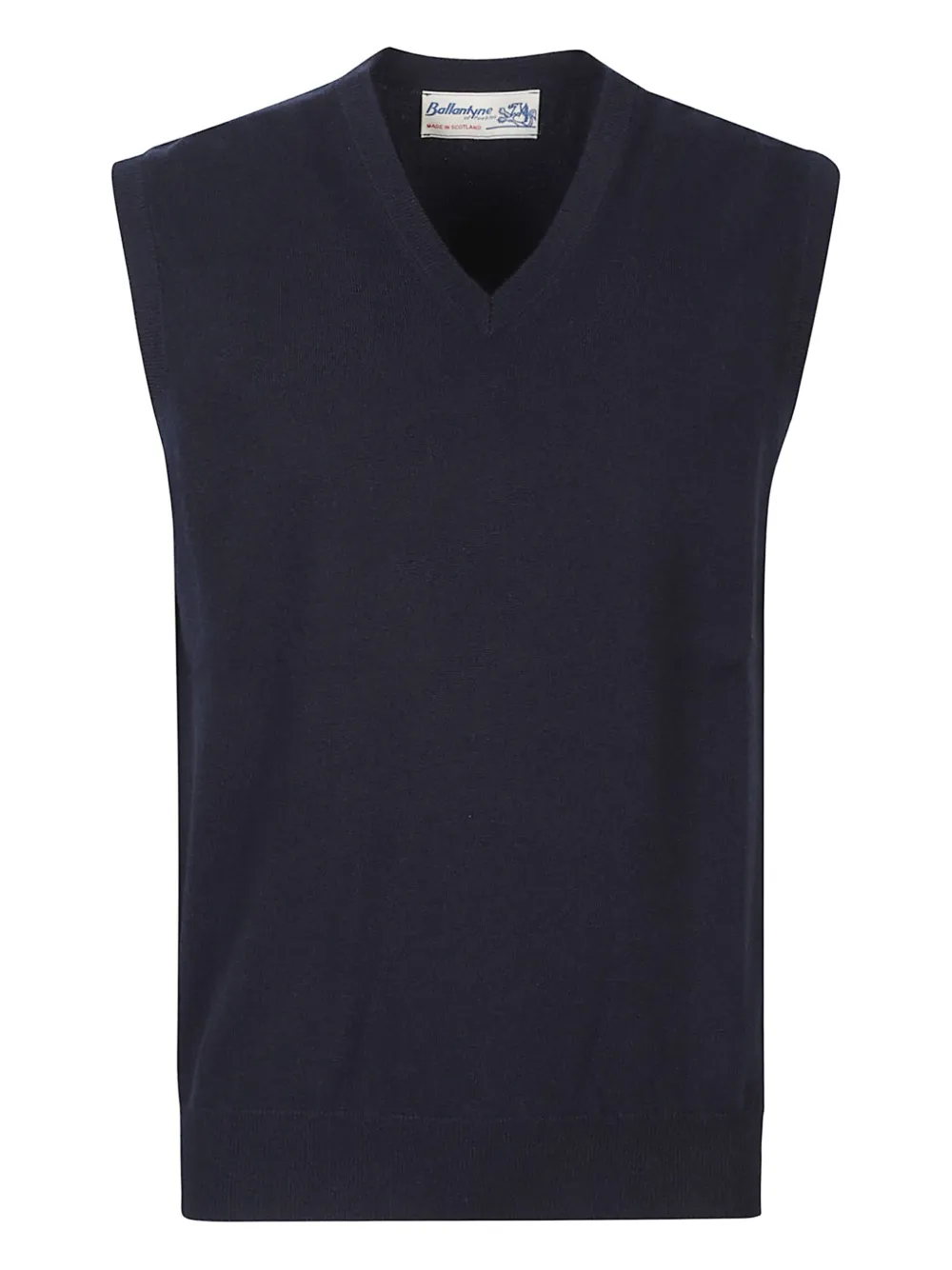 Ballantyne V-neck cashmere vest | Blue | Image 1