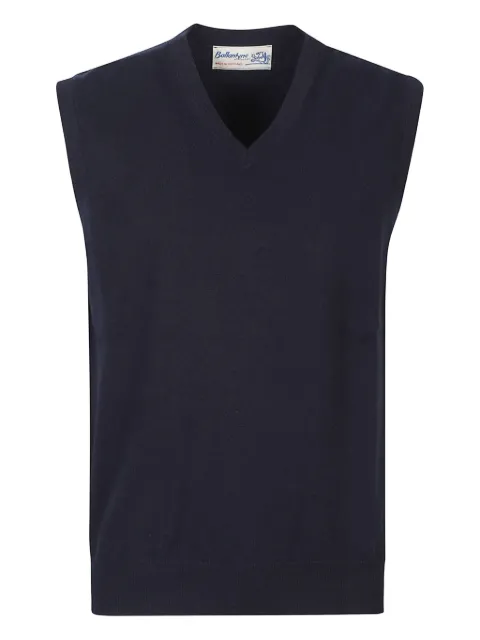 Ballantyne V-neck cashmere vest