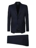 Zegna two-button wool suit - Blue