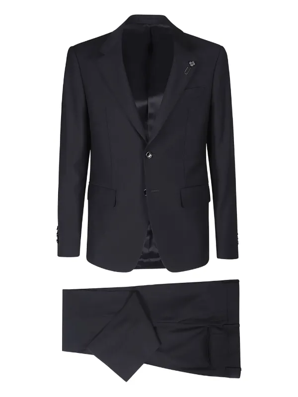 Lardini ウールスーツ | ブルー | FARFETCH JP