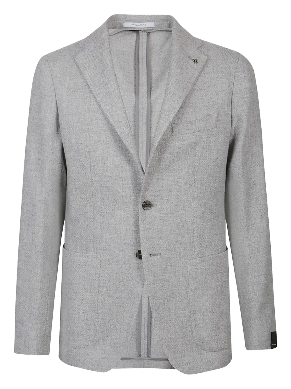 Tagliatore Single-breasted Blazer In Gray