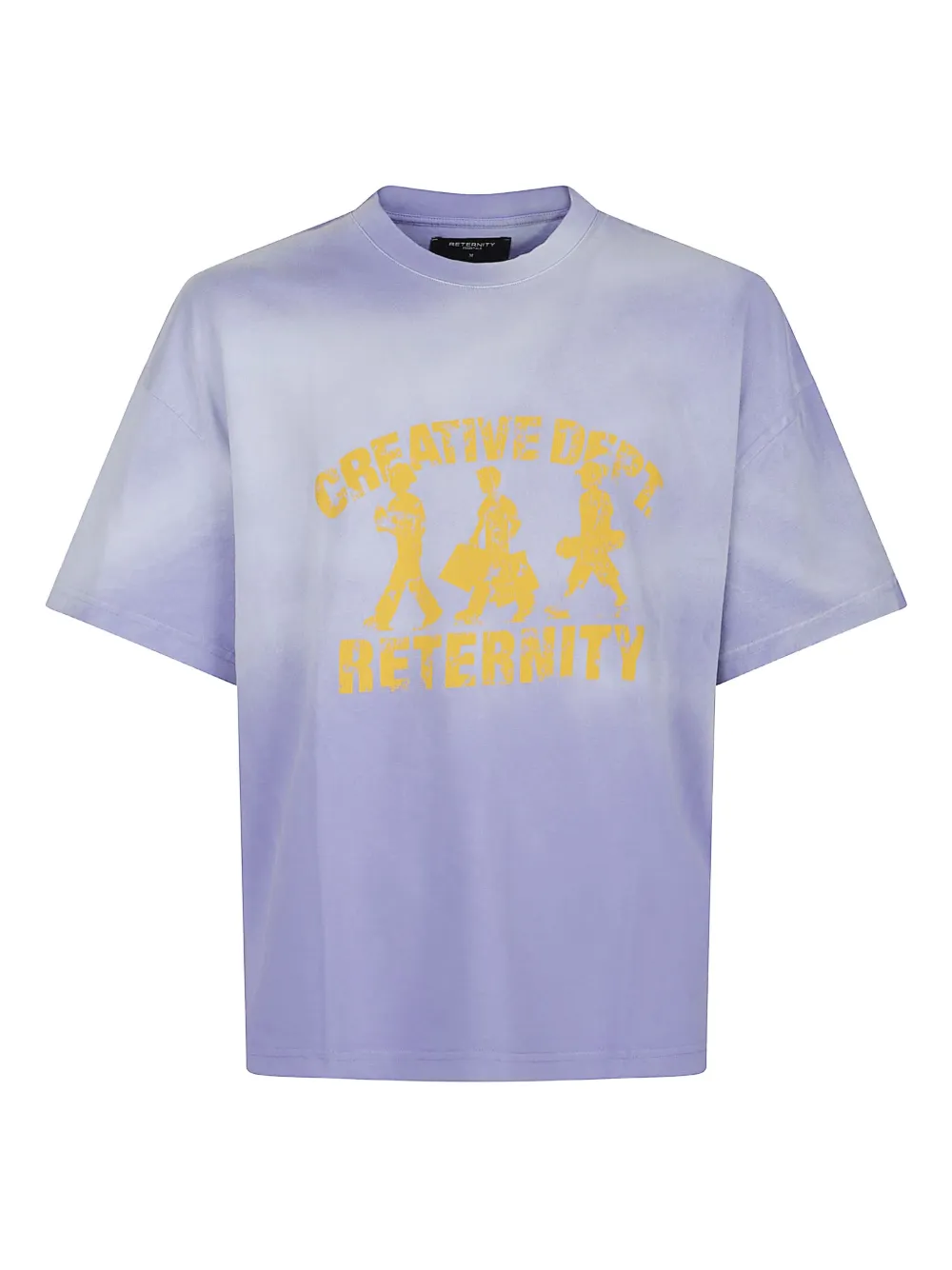 RETERNITY tie-dye graphic-print T-shirt | Purple | Image 1