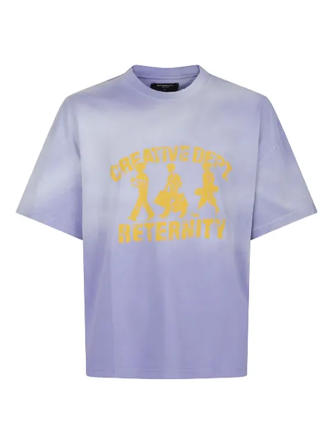 RETERNITY tie-dye graphic-print T-shirt