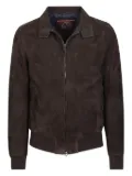 Stewart suede zip-up bomber jacket - Brown