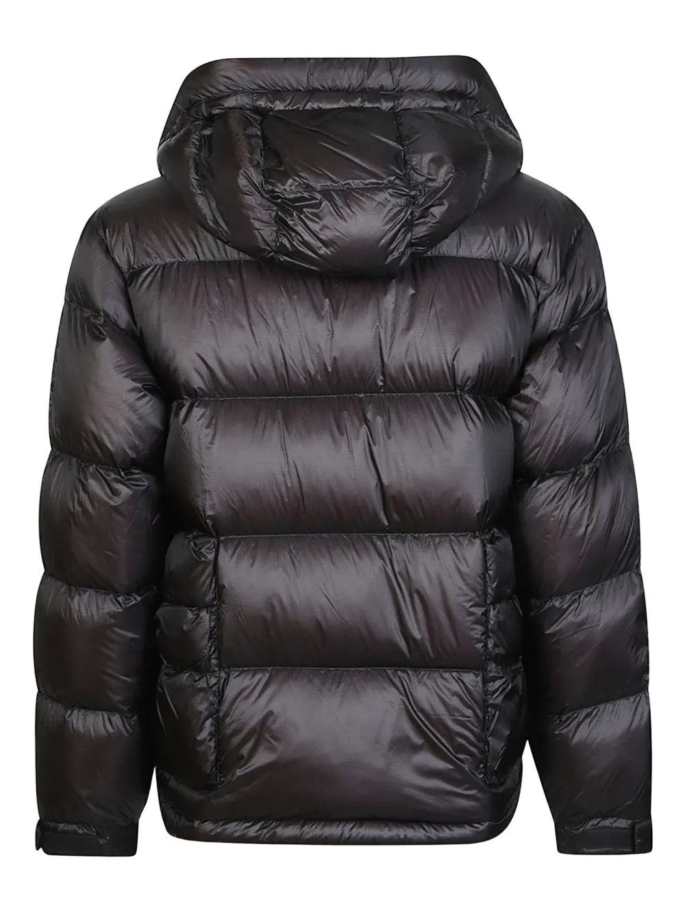 C.p. Company Hooded Puffer Jacket In Black