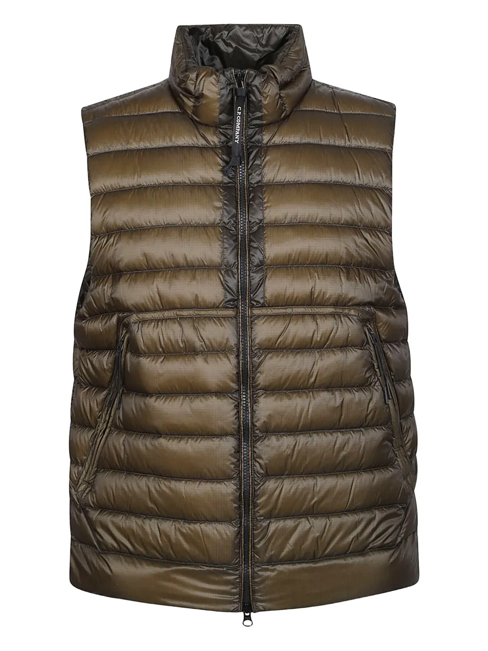 C.P. Company zip-up quilted gilet | Green | Image 1