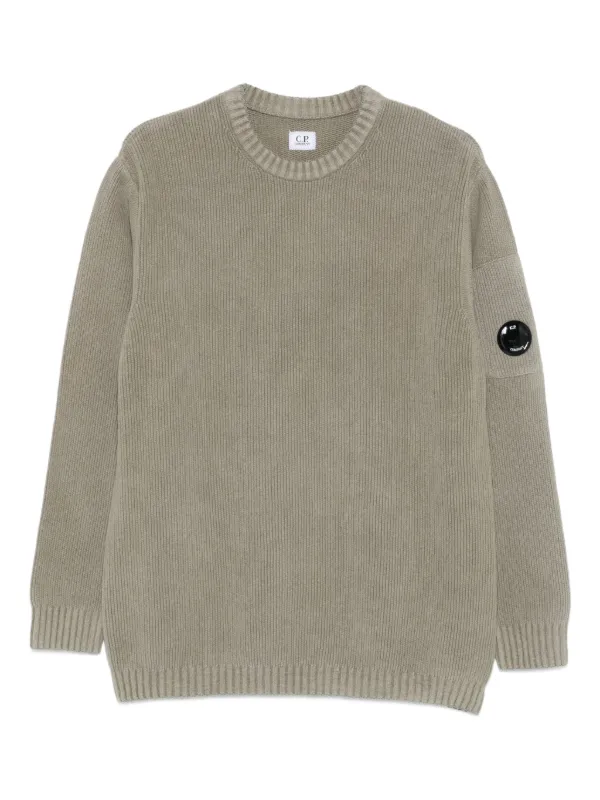 Company Ribbed Cotton Sweater Grey FARFETCH IN