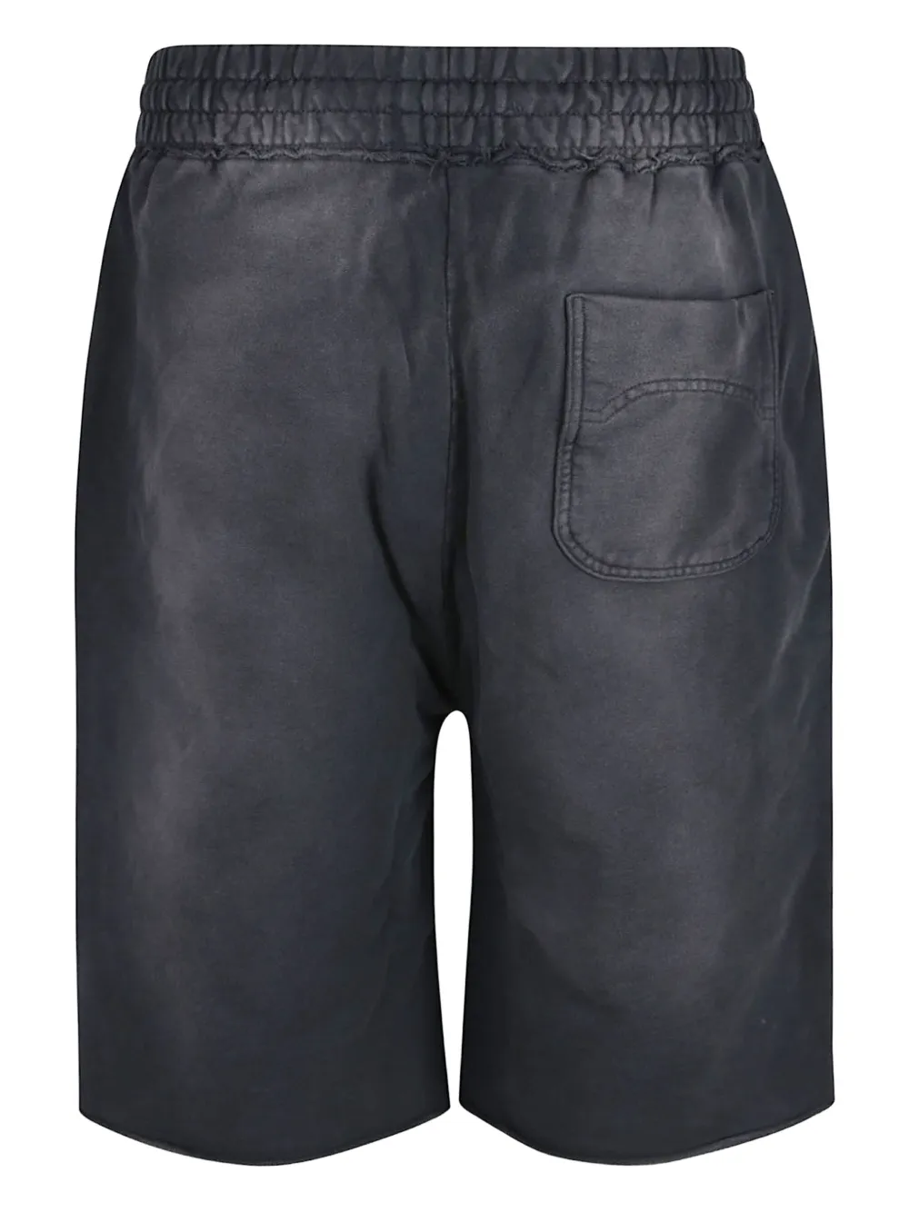 Reternity Drawstring Cotton Shorts In Black