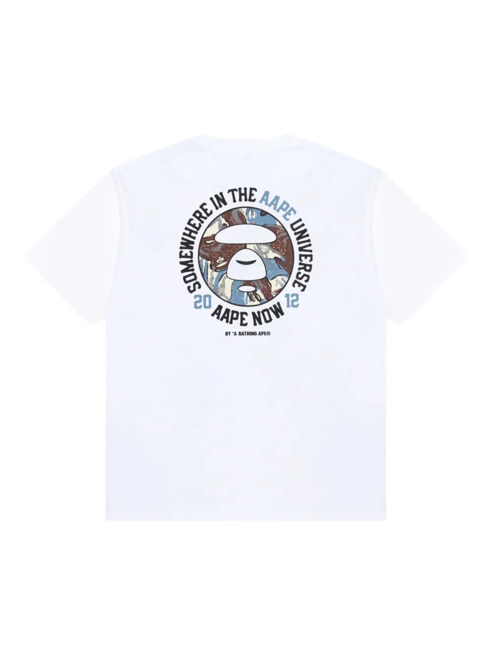 Aape By A Bathing Ape Aape Basic T-shirt In White