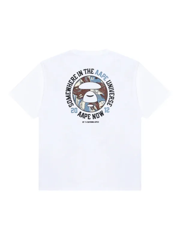 AAPE BY *A BATHING APE® AAPE Basic T-shirt | White | FARFETCH