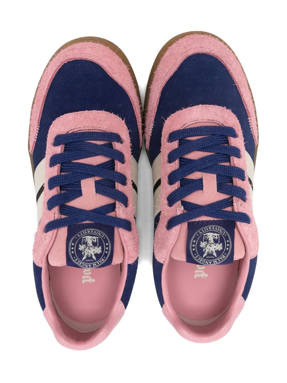 Palm Angels Stripe-detail Sneakers In Multi