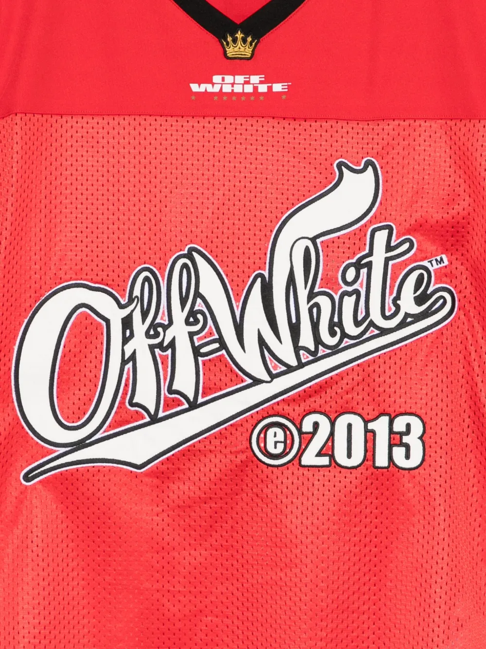 Off-white T-shirt In Red Polyester In Red