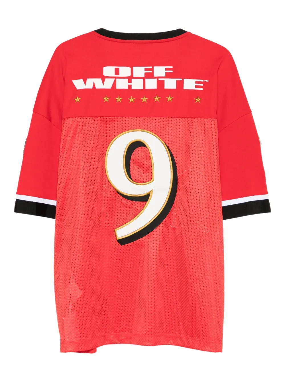 Off-White logo-print mesh T-shirt | T-Shirts | Image 2