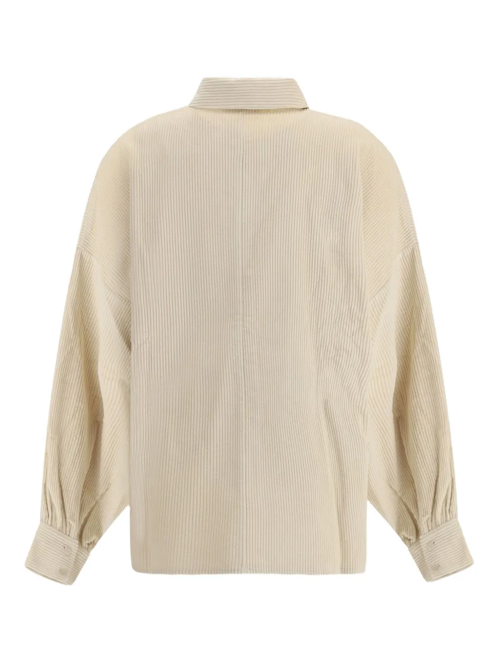 Sosue Antonia Corduroy Buttoned Shirt In Brown