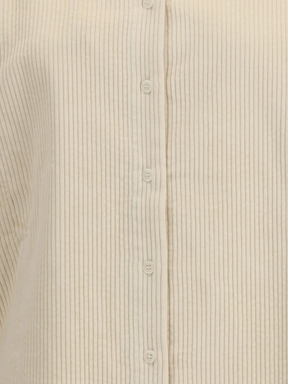 Sosue Antonia Corduroy Buttoned Shirt In Brown