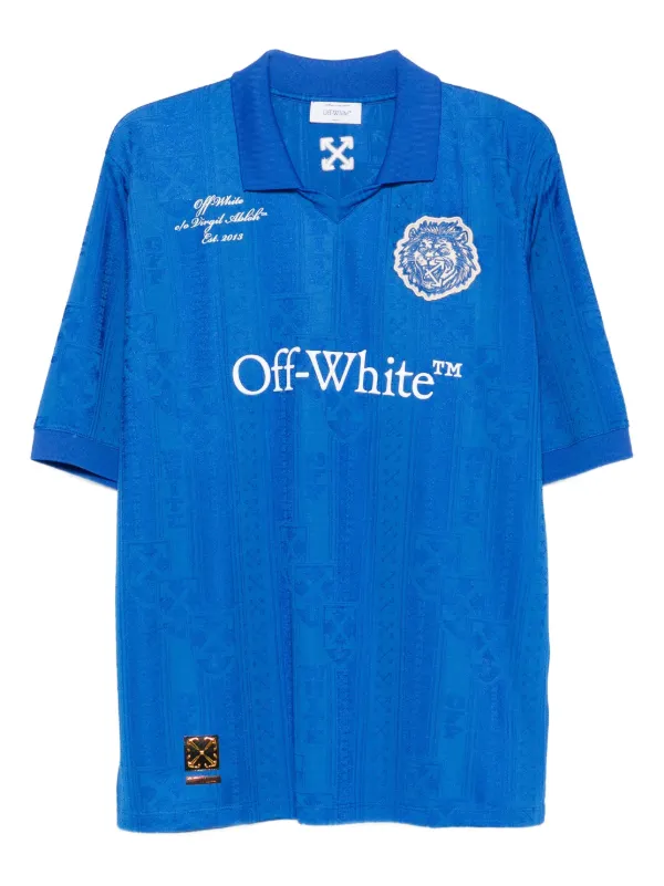 Off-White ライオンパッチ Tシャツ | ブルー | FARFETCH JP