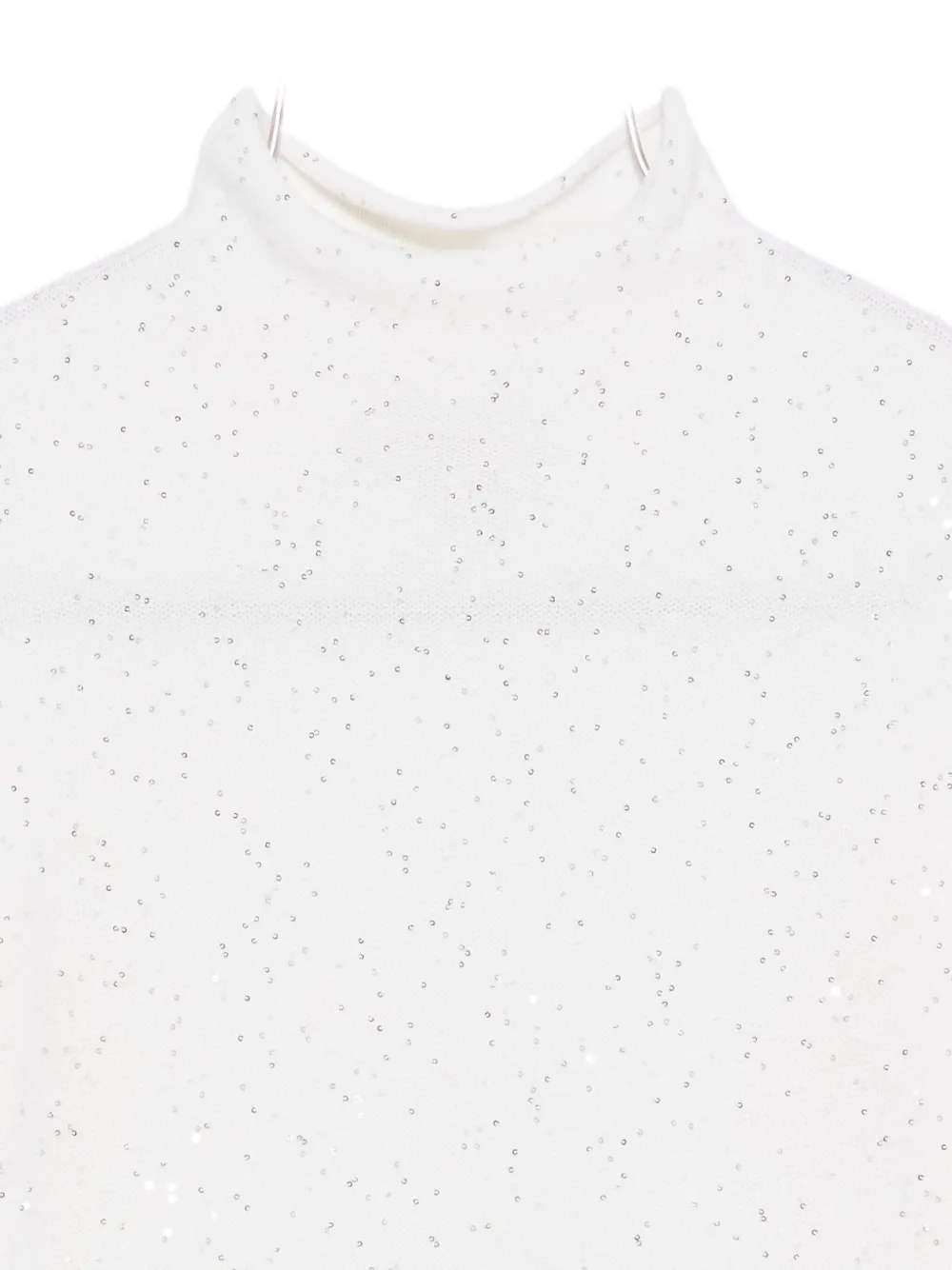 Antonelli Sequin-embellished Dress In White