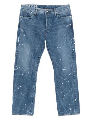 Visvim ダメージ ジーンズ | ブルー | FARFETCH JP