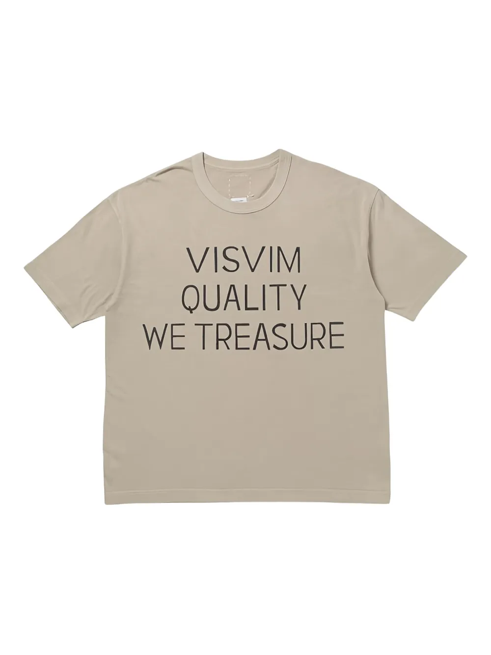 visvim logo print T-shirt | Neutrals | Image 1