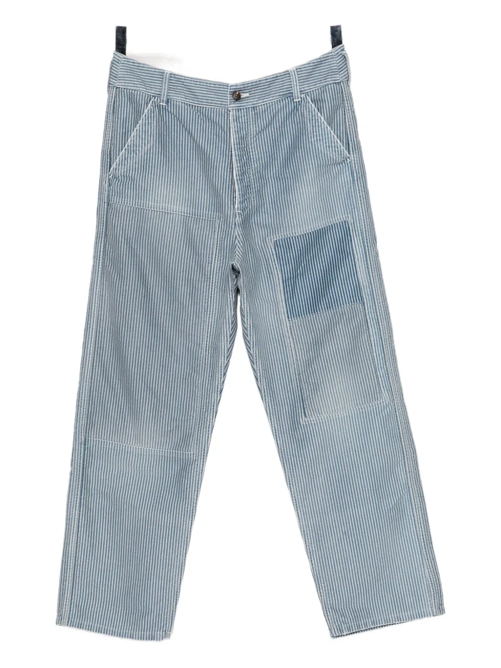 visvim Pastoral striped trousers | Blue | Image 1