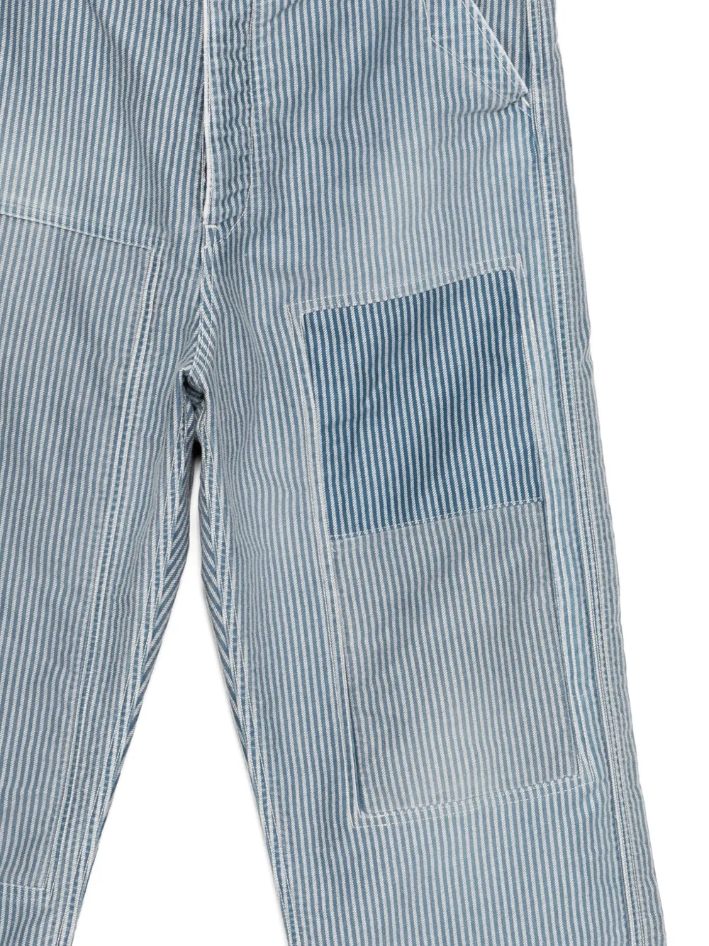 visvim Pastoral gestreepte broek Blauw
