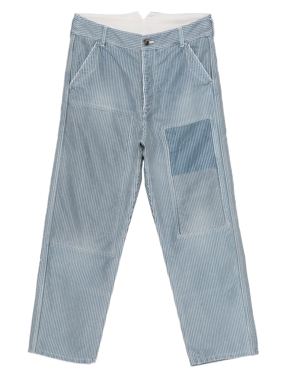 visvim Pastoral striped trousers | Blue | Image 1