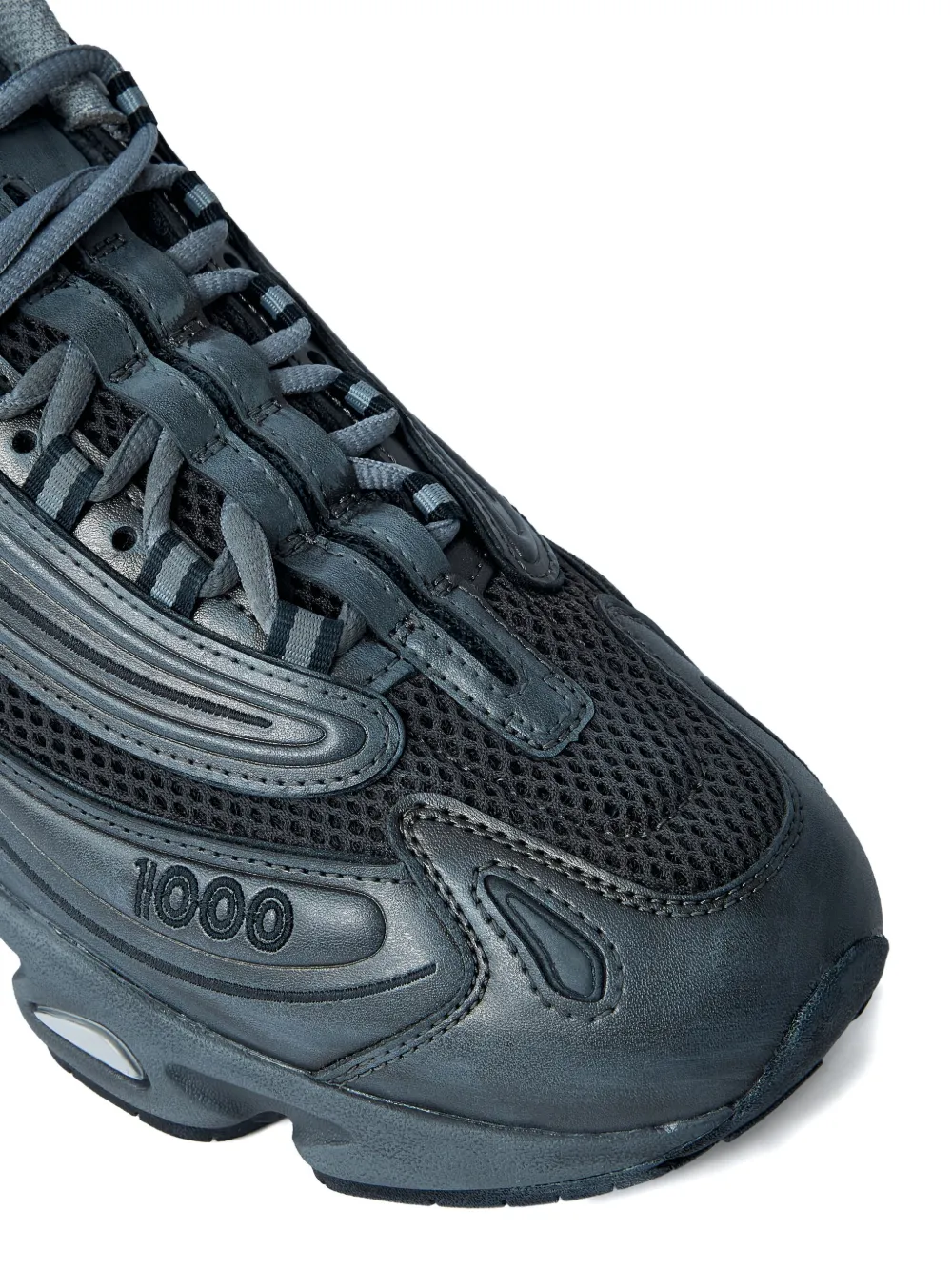 New Balance 1000 Mesh Panel Sneakers In Black