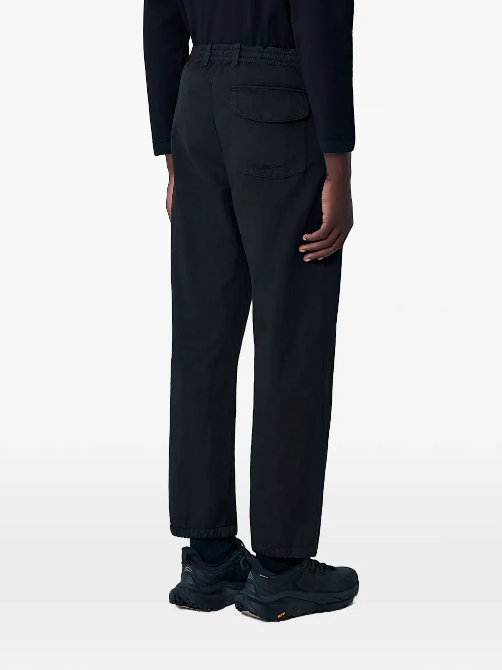  Moos Studio Gabardine Trousers - Black 