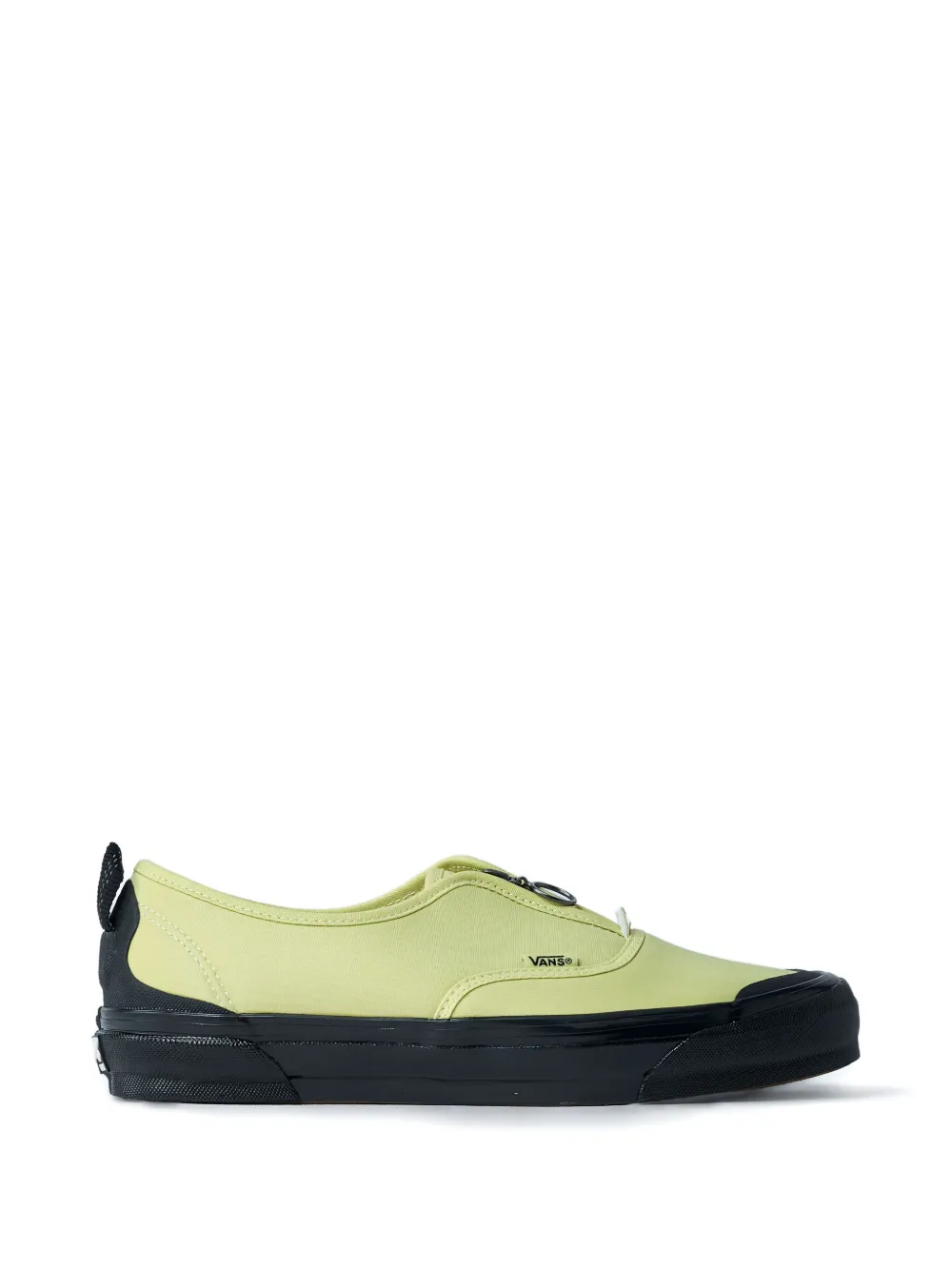 Vans Front-zip Round-toe Sneakers In Green