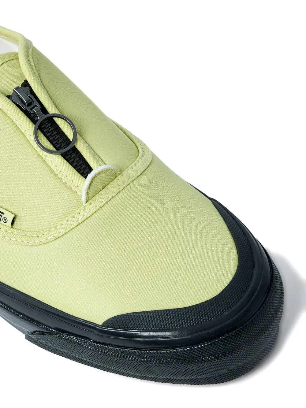 Vans Front-zip Round-toe Sneakers In Green