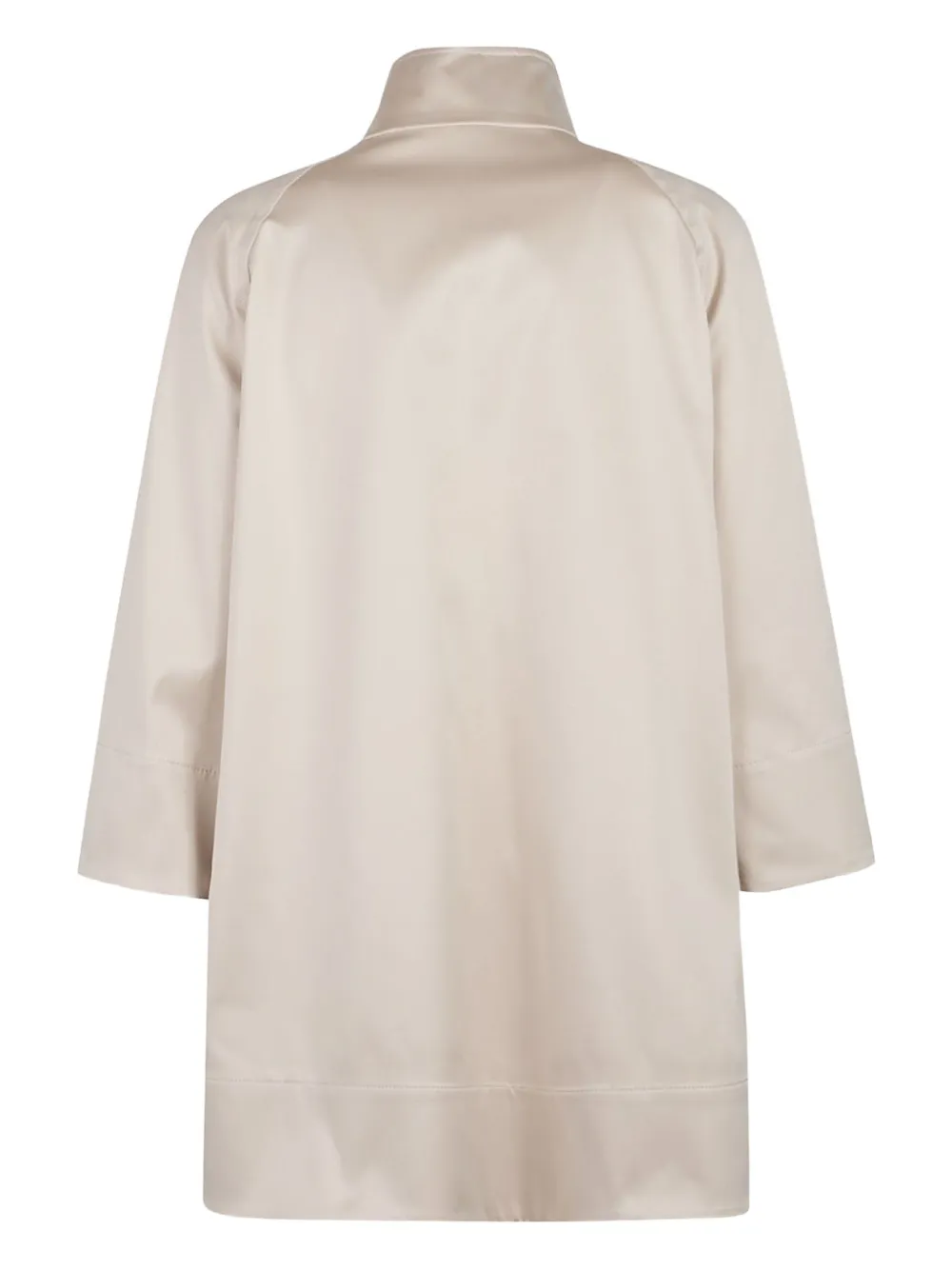 Fay Oversized jas met opgestikte zakken en hoge hals - Beige