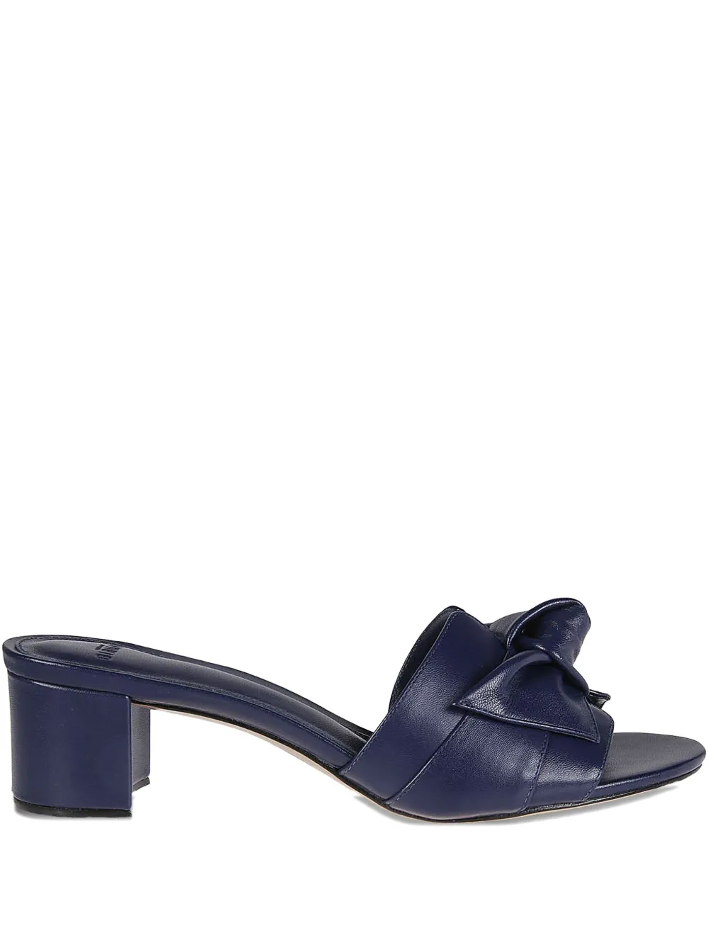 Alexandre Birman bow-detail block-heel mules Blue