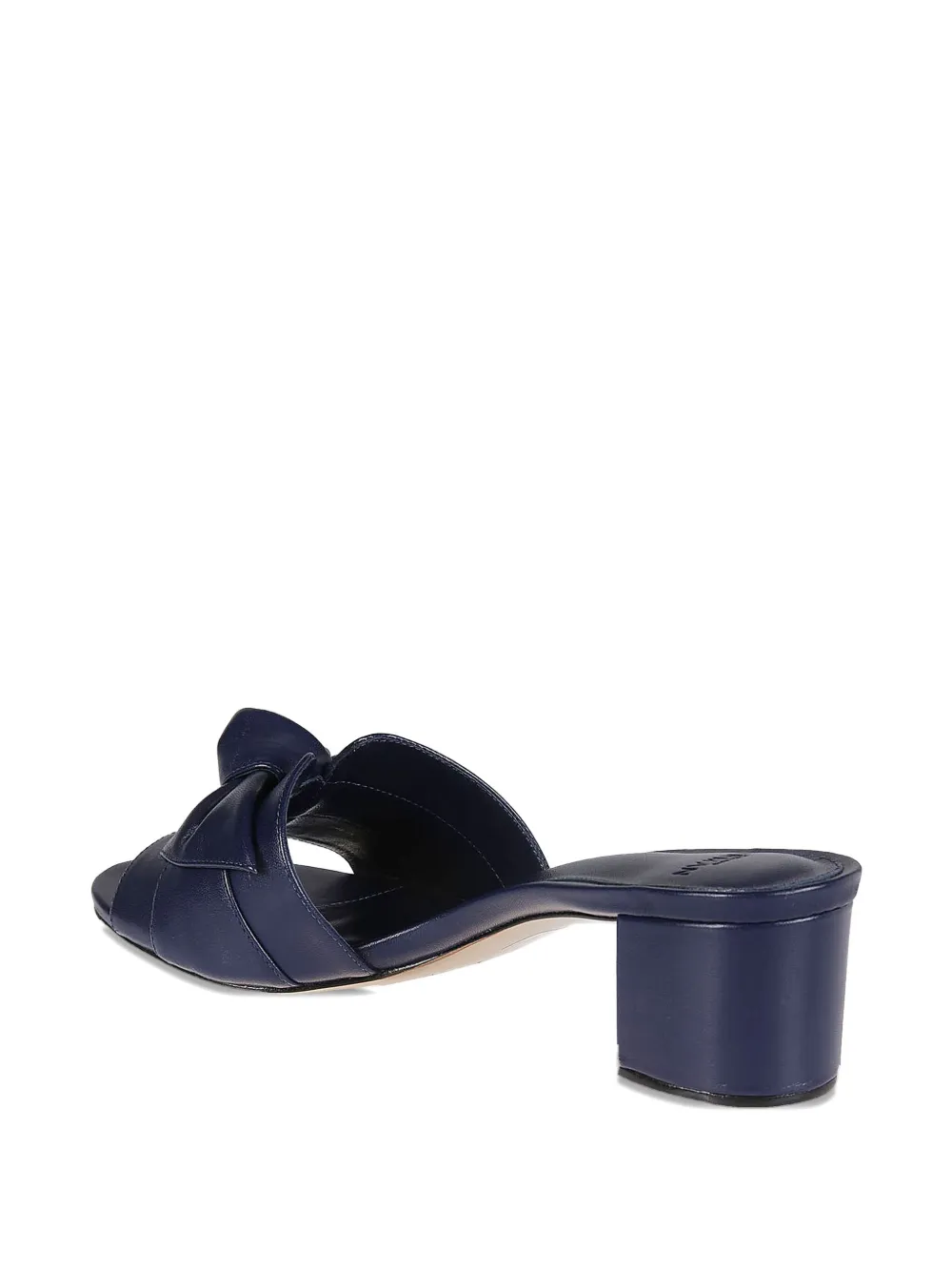 Alexandre Birman bow-detail block-heel mules Blue