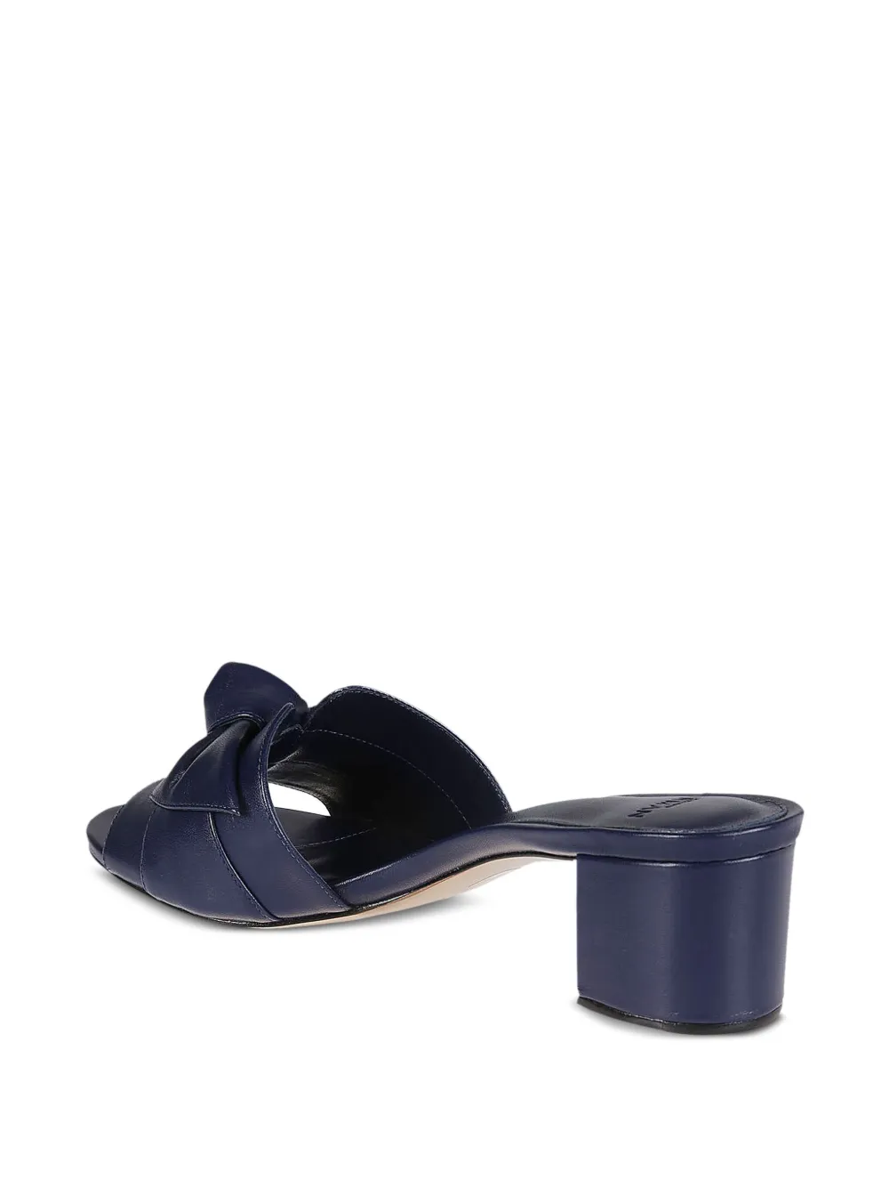 Alexandre Birman Muiltjes met strikdetail en blokhak Blauw