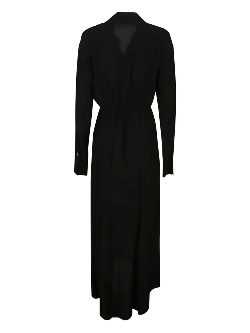 Patrizia Pepe Button-down midi-jurk - Zwart
