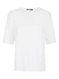 Aragona linen T-shirt - White