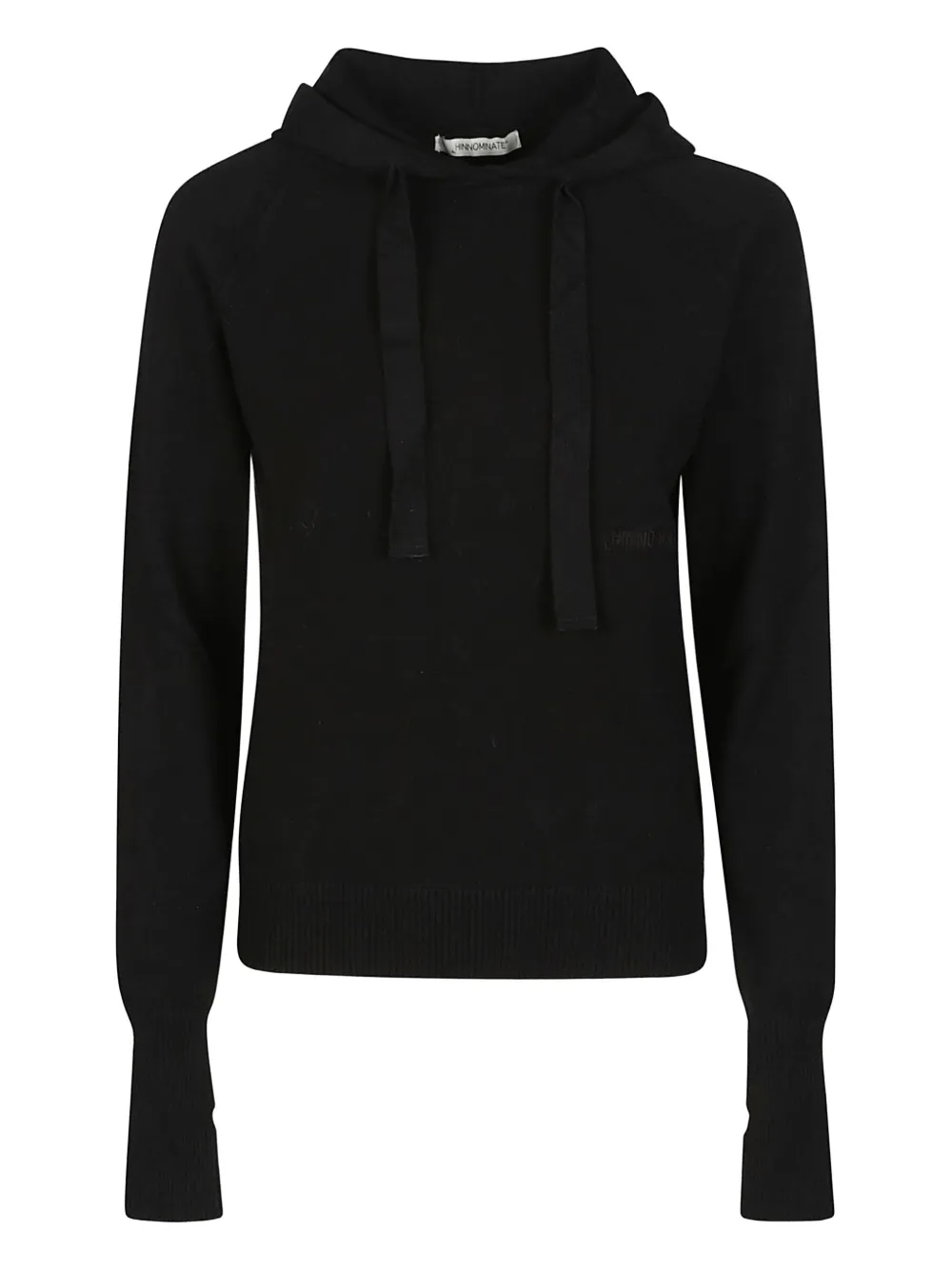 HINNOMINATE hooded raglan-sleeve sweater | Black | Image 1