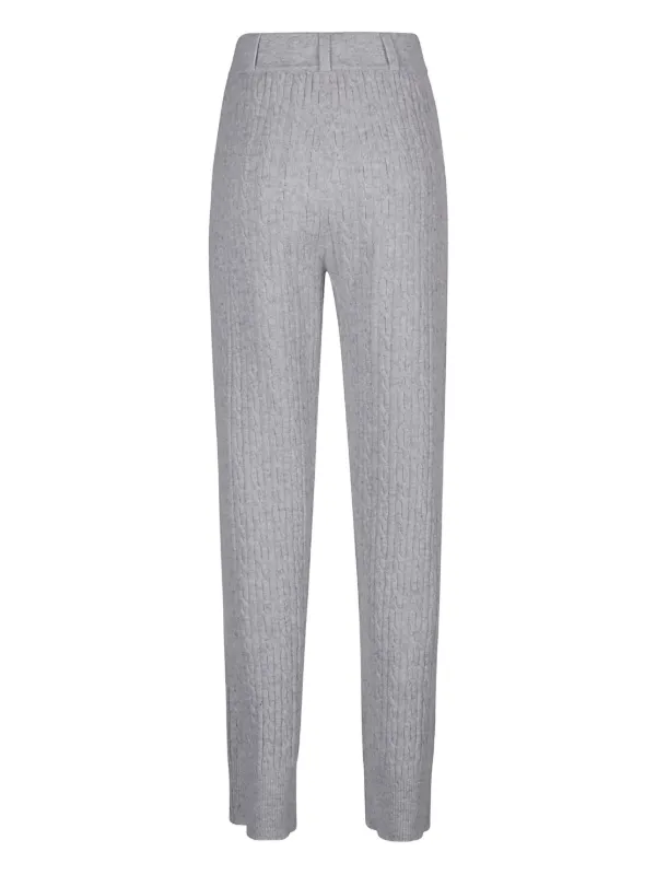 Guest In Residence cable-knit Pants | Grey | FARFETCH MY