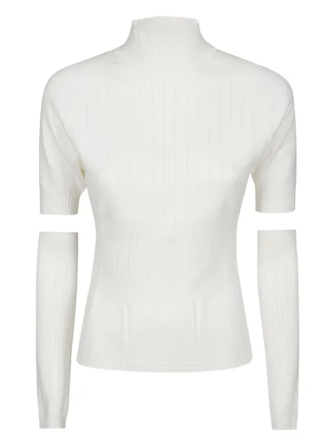 HINNOMINATE ribbed mock-neck sweater