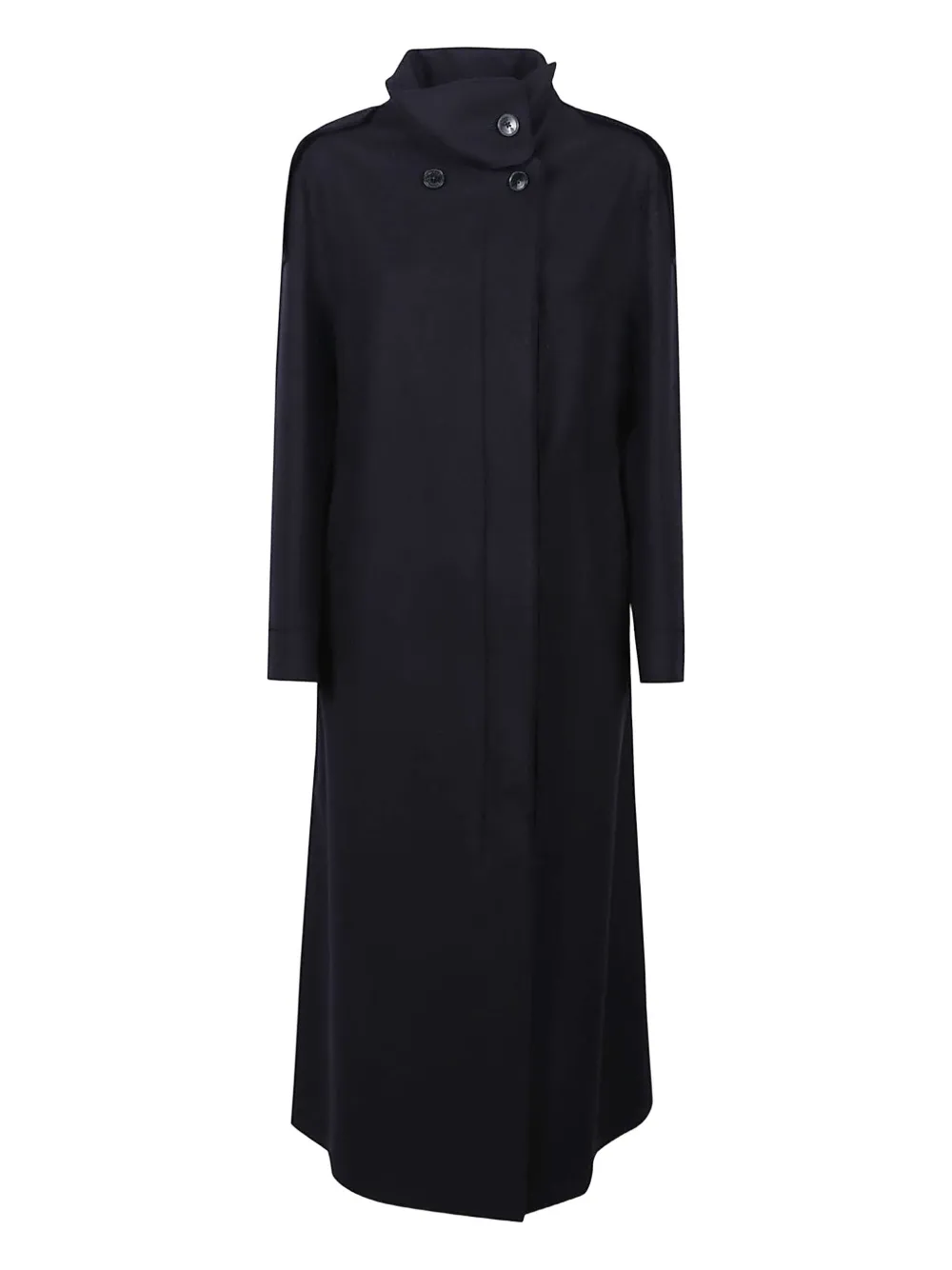 Herno high-neck wool coat | Black | Image 1
