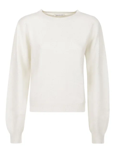 HINNOMINATE glitter-detail crew-neck sweater