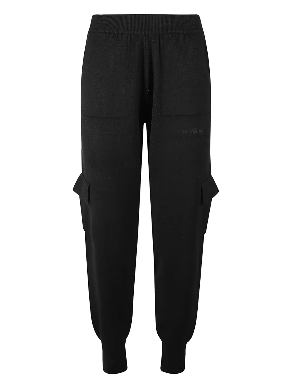 HINNOMINATE flap pocket-detail knitted track pants | Black | Image 1