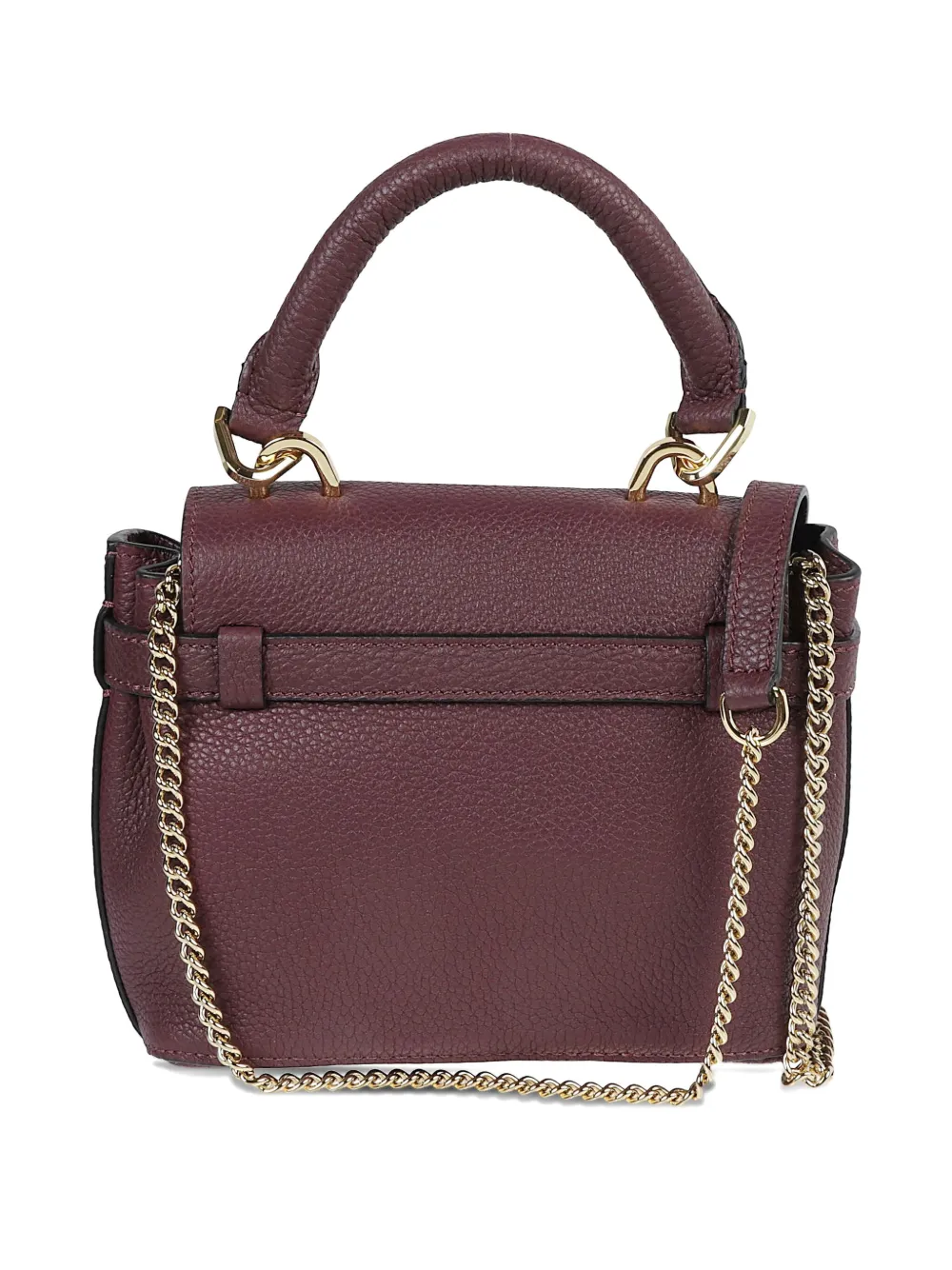 Lancel Leather Top-handle Shoulder Bag In Red