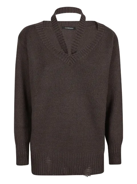 Canessa V-neck cashmere sweater